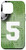 iPhone 12 Pro Max Soccer Case White Number 5 Five Case