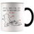 YouNique Designs 2 Year Anniversary Mug for Boyfriend and Girlfriend, 11 Ounces, 2nd Wedding Anniversary Coffee Mug for Husband and Wife, 2 Yr Dating Anniversary Cup for Him And Her -Black Handle-