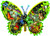 SUNSOUT INC Butterfly Migration 1000 pc Special Shaped Jigsaw Puzzle