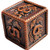 HAOMEJA DND Metal Dice Dragon Set 7 Role Playing Dice D and D Solid Dice Dungeons and Dragons Antique Red Copper