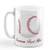 Custom Ceramic Coffee Mug 11 Ounces Baseball Ball C Sports White Tea Cup Personalized Text Here