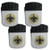 NFL Siskiyou Sports Fan Shop New Orleans Saints Chip Clip Magnet 4 pack Team Color