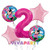Minnie Mouse Balloon Bouquet 2nd Birthday 5 pcs - Party Supplies