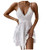 fine_fine Dress for Women Summer Mini Dress Lace Hollow Solid Color Halter Bow Sleeveless Dress Temperament Slim fine_fine Dress for Women Summer Mini Dress Lace Hollow Solid Color Halter Bow Sleeveless Dress Temperament Slim