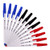 Monami 153 Stick New Releases Ballpoint Pen 0.7 Mm Dozen Box (Red,blue,black Ink Color Mix)