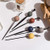 Hair Sticks Japanese Hair Chopsticks Hair Buns, Fashion Sweet Cute Hair Pins for Women Long Hair, Ball Hairpins Disk Hair Headwear-Green-