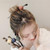 Hair Sticks Japanese Hair Chopsticks Hair Buns, Fashion Sweet Cute Hair Pins for Women Long Hair, Ball Hairpins Disk Hair Headwear-orange-