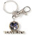 Aminco NFL Baltimore Ravens Heavyweight Keychain, Purple, 5