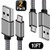 Android Charger Cable Fast Charge, 2 Pack USB to Micro USB Cable 10FT, Nylon Braided USB Micro Cable Charging Wire for Kindle Fire,Long Samsung Charger Cord,Tablet,Galaxy S7 Edge S6,LG Phone,PS4-Grey