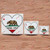 I Love California Heart Shape Cali Flag Decal Vinyl Sticker - 3 Pack Glossy, 2 Inches, 3 Inches, 5 Inches - for Car Boat Laptop Cup Phone