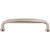 Top Knobs M1280 Asbury Collection 4" Charlotte Pull, Polished Nickel