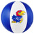 NCAA Kansas Jayhawks Unisex BEACH BALLBEACH BALL, Team Color, OS