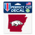 Wincraft Arkansas Razorbacks 4"x5" Perfect Cut State Decal