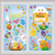 Easter Window Clings Easter Stickers - 150pcs 10 Sheets Easter Window Clings for Glass Windows Spring Window Clings Window Stickers for Kids