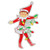 ProductWorks 7.25" The Elf on The Shelf with Lights Jelz Christmas Window Cling