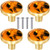 4 Pieces Gold Cabinet Knobs for Dresser Drawer Brass Dresser Knobs Pulls Kitchen Bathroom Cabinet Knob Pulls