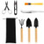 FALIDI Bonsai Tool Kit -Kliwill 8 Pcs Basic Mini Garden Hand Tools Set Include Pruner, Fold Scissors, Mini Rake, Bud, Cleaning Brush  and  Leaf Trimmer