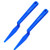 REEVAA Window Tint Squeegee Window Film Tool Micro Corner Squeegee Long Reach Handle Gasket Squeegee Blue Shank Squeegee for Window Film Installation Application 2PCS