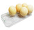 ZeeDa Plastic Egg Holders Egg Tray Holder Stackable Refrigerator Organizer Clear Plastic Storage Container for Fridge Freezer Holds 8 Eggs