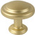 Cabinet Kitchen Knobs Dresser Drawer Knobs Pulls Hardware Cupboards Furniture Handles -10 Pack, Brushed Brass-