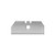 Hyde Tools 42117 Heavy Duty Round-Tip Utility Knife Blade, Silver, 0.025" -Pack of 5-