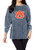 chicka-d Auburn Tigers Women's Oversized Team Icon Shirt Ink, Small