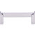 Top Knobs TK235ALU Sanctuary II Collection 3-1/2 Inch Meadows Edge Square Pull, Aluminum