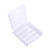 Fielect 4 x AA/AAA Battery Storage Case Holder Organizer Box Transparent