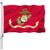 Marine Corps USMC US Military Flag 3x5 Outdoor- US Marine Army Flags Double Stitches Polyester Long Lasting with 2 Brass Grommets