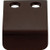 Top Knobs TK101ORB2 Additions Collection 1" Tab Pull, Oil Rubbed Bronze