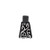 Vicenza Designs Liscio Finger Pull Knob, Oil-Rubbed Bronze/Antique Copper