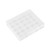 HEEPDD Bobbins Box, Plastic Empty Bobbins Case with 25 Spools Grids Sewing Machine Bobbin Organizer Storage Clear Box