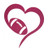 Custom Football Heart Vinyl Decal - Heart Bumper Sticker, for Tumblers, Laptops, Car Windows - Personalized Football Decal