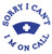 Sorry I Cant Im on Call Custom Nurse Decal - Nursing Bumper Sticker, for Tumblers, Laptops, Car Windows - Stethoscope Nurse EKG Rn CNA LPN Decal