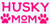 Custom Husky Mom Vinyl Dog Decal - Siberian Husky Breed Bumper Sticker, for Laptops or Car Windows - Siberian Dog Breed Paw Print Transfer