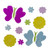 Northlight Butterflies and Flowers Spring Gel Window Clings