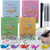 4 Pack English Practice Copybook, Magic Calligraphy Copybooks That Can Be Reused Handwriting Copybook Set with Pen Refills  and  Grips - Alphabet Drawing Number Math Learning