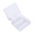 Fielect 2 x 26650 Battery Storage Case Holder Organizer Box Transparent