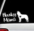 Husky Mama Dog Decal Sticker for Car Window 8 Inch BG 173