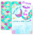 Mermaid Party Invitations - 20 Invitations + 20 Envelopes - Under The Sea Invitations - Pool Party Invitations - Tail 20ct