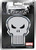 CHROMA 41708 Punisher Skull Aluminum Decal, White and Black