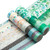 Washi Tape Set 18 Rolls Washi Tape Multi-Size Decorative Colored Tape Gold Foil Skinny Pattern Tape for Craft Scrapbook Bullet Journal DIY Gift Wrapping -Style D-