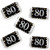 Adult 80th Birthday - Gold - Mini Candy Bar Wrapper Stickers - Birthday Party Small Favors - 40 Count