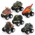 Dinosaur Toys Pull Back Car - Dino Toys for Kids 3-6 Year Old ,Pull Back Dinosaur Vehicles Toys for Boys 6 Pack -A-