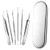 Blackhead Remover Pimple Popper Tool Kit Whitehead Popping Zit Removing Acne Kit for Blackhead 6PCS
