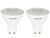 2-Bulbs Anyray GU10 LED Light Bulbs, 5 Watt, -50W Equivalent-, 45 Beam, 120 Volts, Dimmable, Recessed Lighting, LED Spotlight Bulbs -Cool White 6000K-