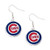 Chicago Cubs Dangle Logo Earring Set Mlb Charm Gift