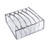 Foldable Underwear Storage Boxes 6 Compartments Underwear Organizer Drawer Divider Sock Bra Underpants Organizer Drawers Wardrobe Storage Drawer Closet Cabinet Storage Boxes