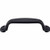 Top Knobs M532 Nouveau II Collection 3.75 Inch Trunk Cabinet Pull, Flat Black Finish