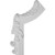 Ekena Millwork Hillsborough PML07X11HI-L Panel Corner, Left -Matches Moulding PML01X01HI-, 7"W x 11"H x 3/4"P, Factory Primed